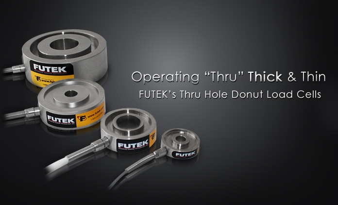 FUTEK's Thru Hole Donut Load Cells