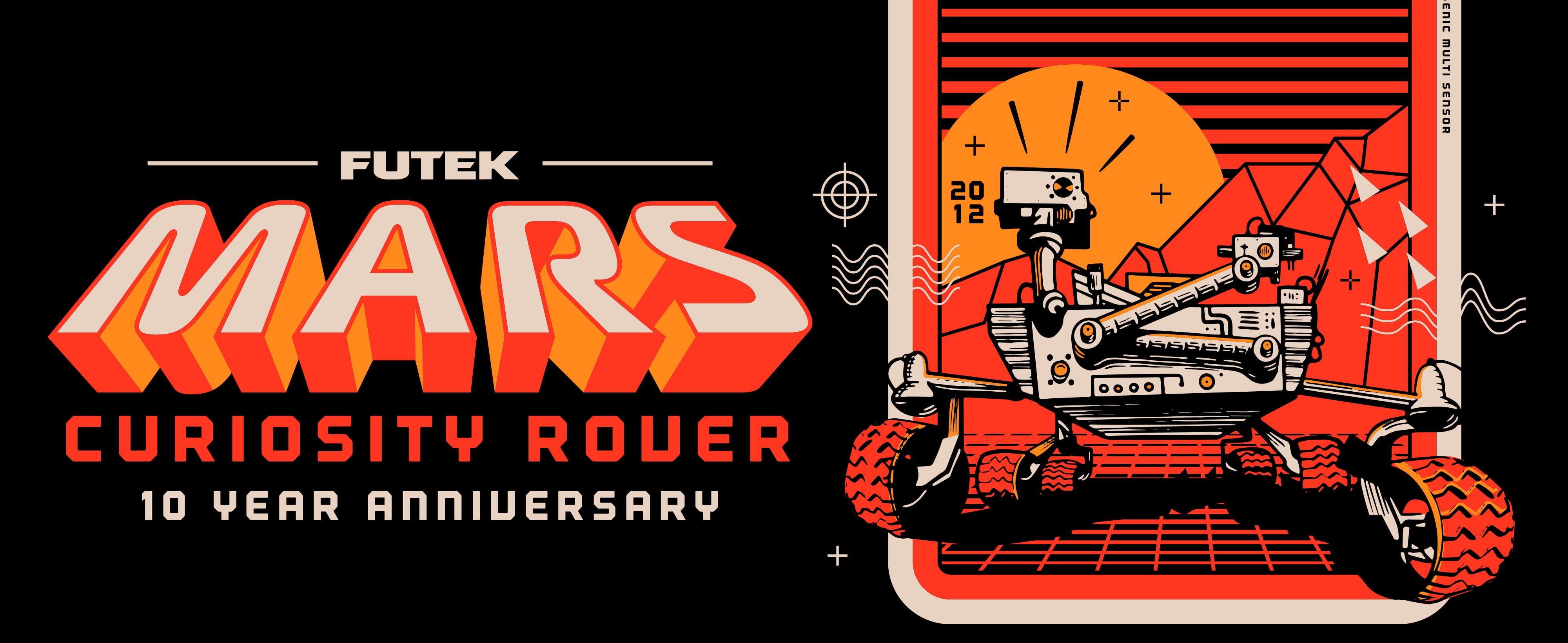 FUTEK Mars Curiosity Rover 10 Year Anniversary