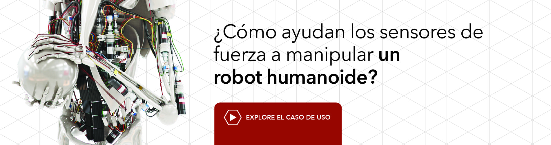 ¿Cómo ayudan los sensores de fuerza a manipular un robot humanoide? Explore el caso de uso
