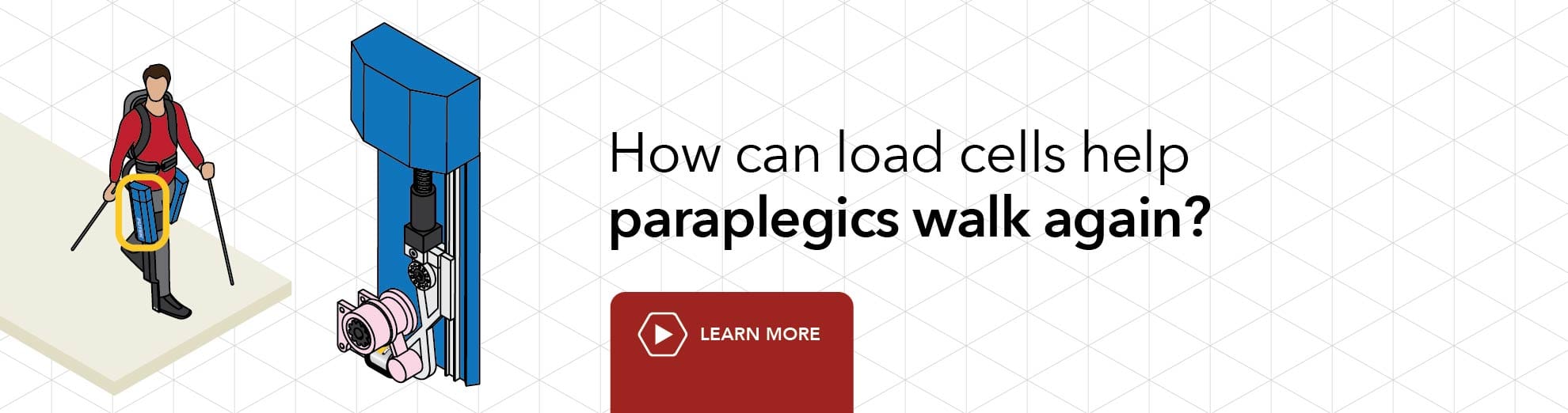 How can load cells help paraplegics walk again? Learn more