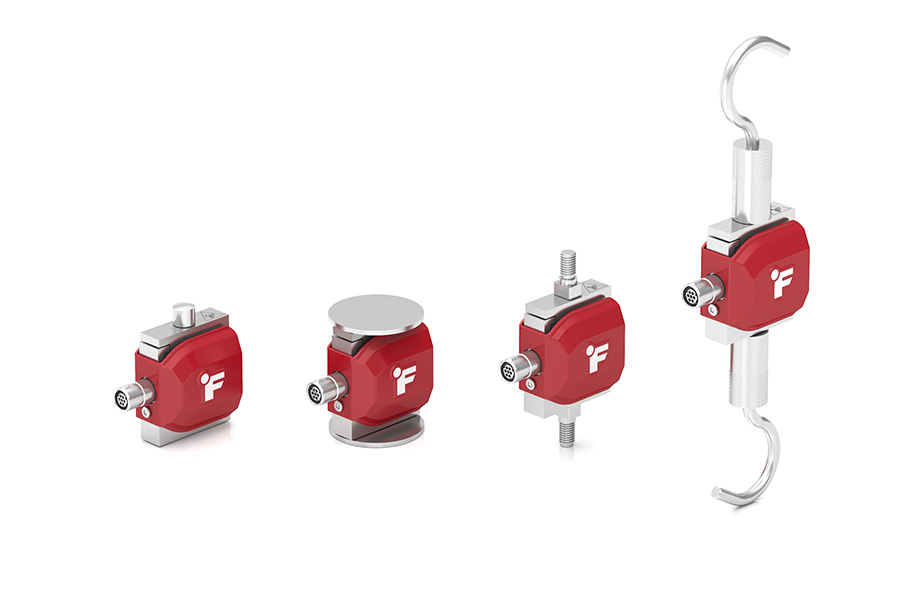 LSB206 digital load cells shown in a variety of mounting configurations