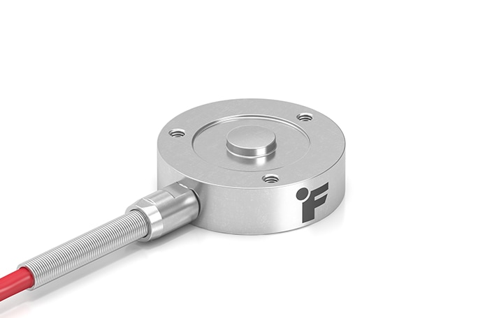 Load Button Load Cell with Threaded Mounting Holes -cable-1