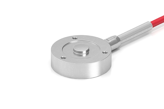 Load Button Load Cell with Threaded Mounting Holes -cable-2